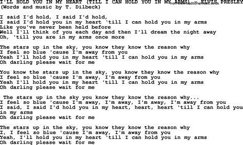 hold in my arms lyrics